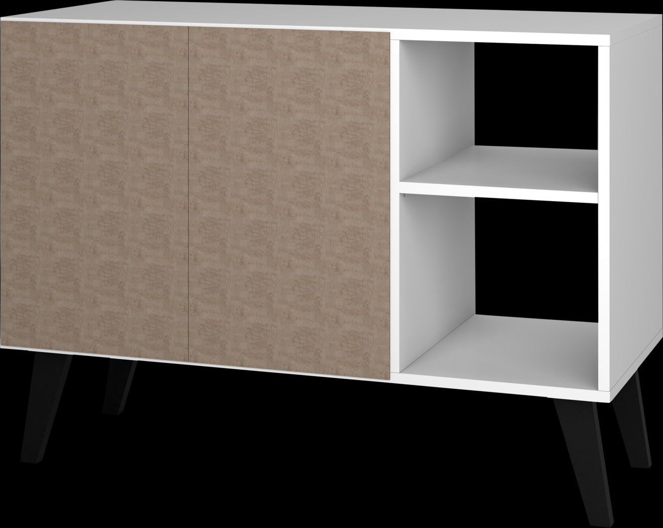 Exmore White Open Sideboard - Thumbnail - Image 7
