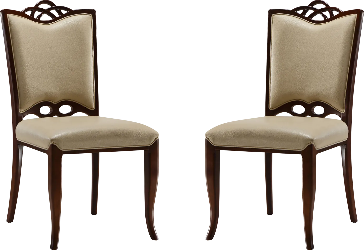 Explority Champagne Side Chair, Set of 2 - Thumbnail - Image 1