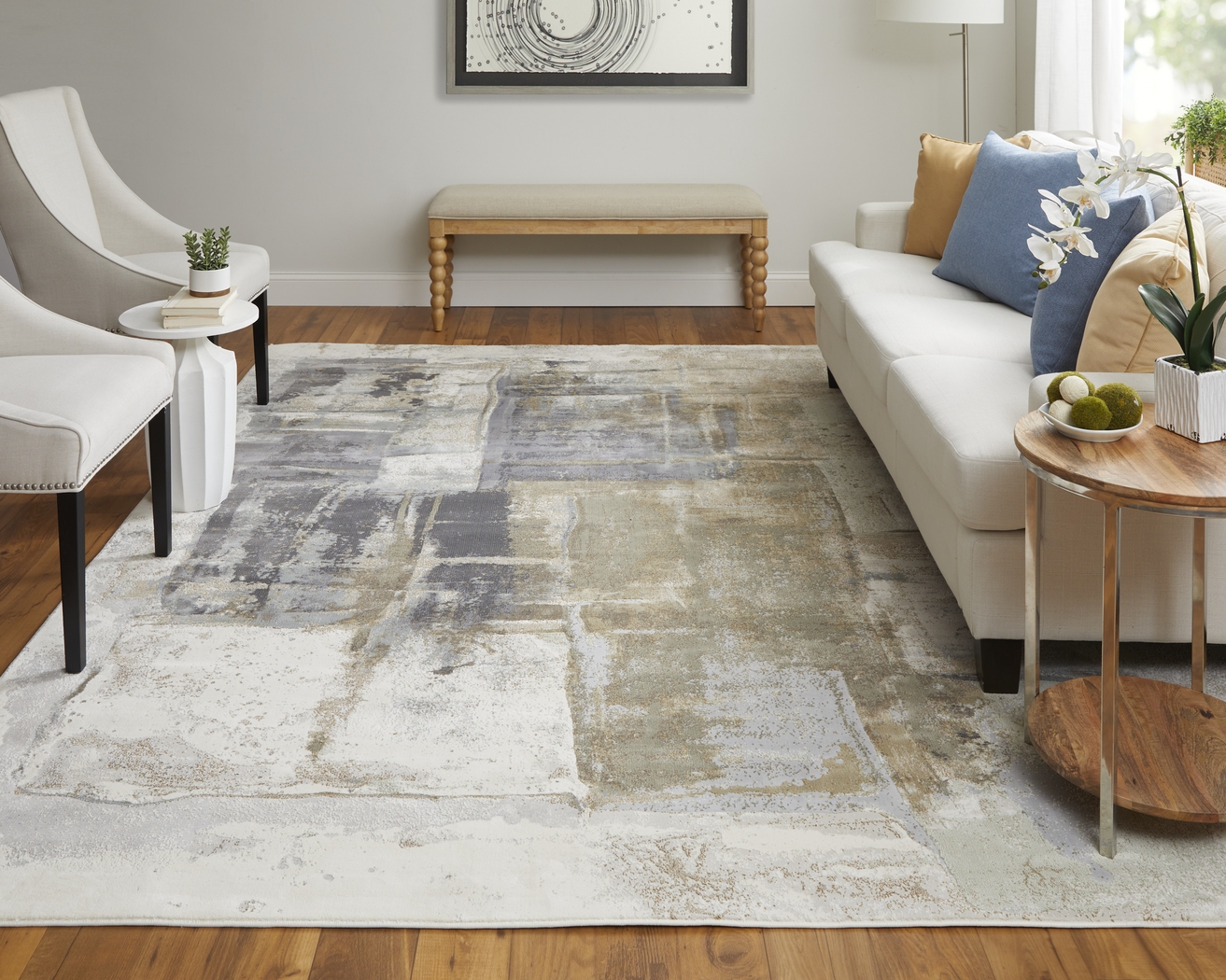 Exree Brown 3'10 x 6' Rug - Thumbnail - Image 10