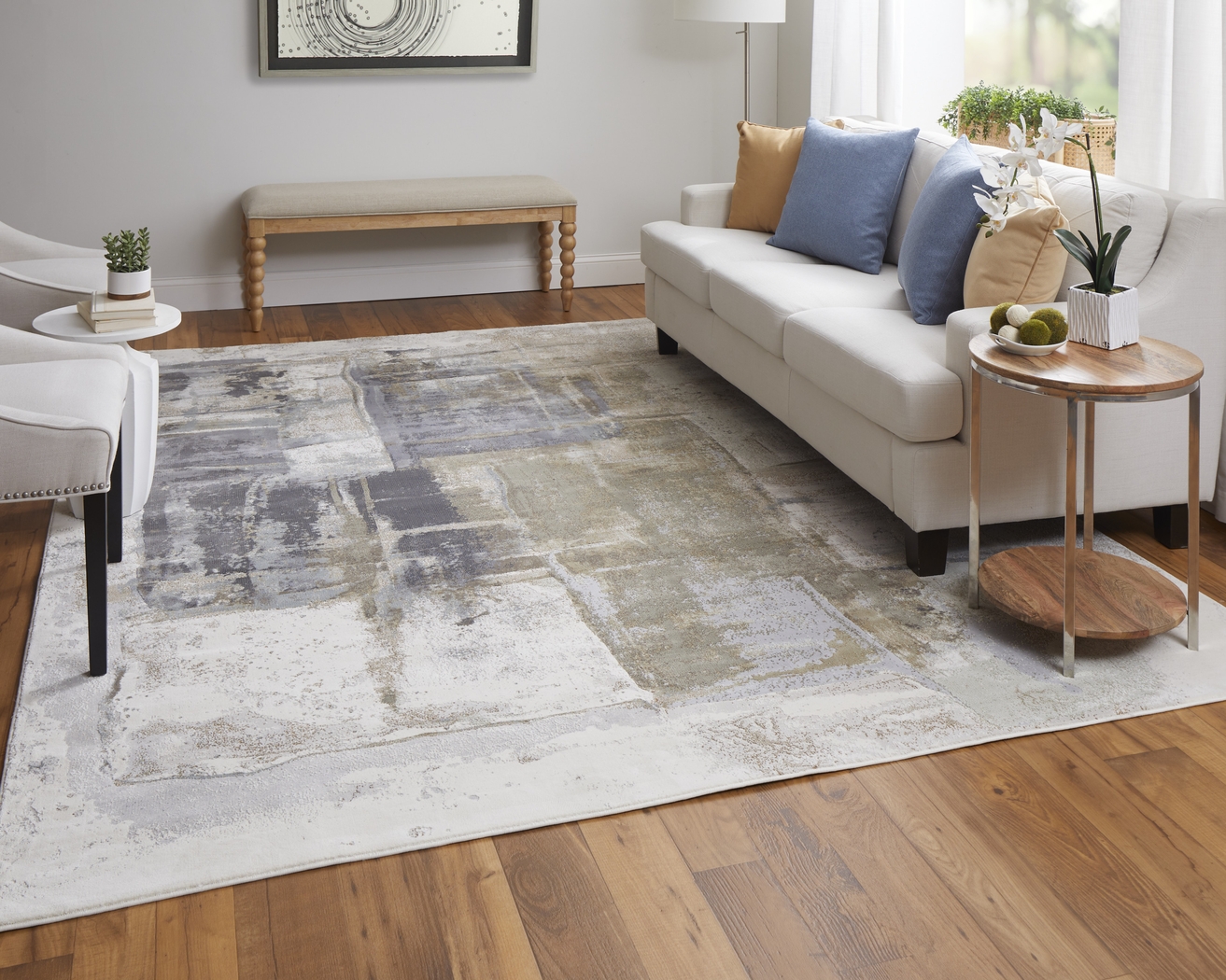 Exree Brown 7'9 x 10' Rug - Thumbnail - Image 9