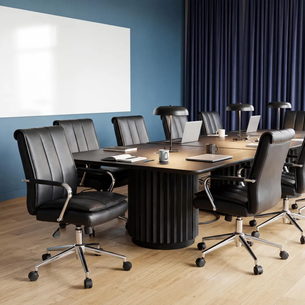 Eyeban Black Desk Chair - Image 2