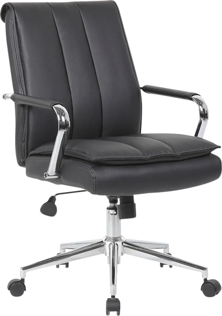 Eyeban Black Desk Chair - Image 1