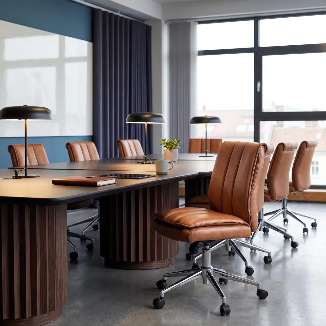 Eyeban Brown Desk Chair - Image 2