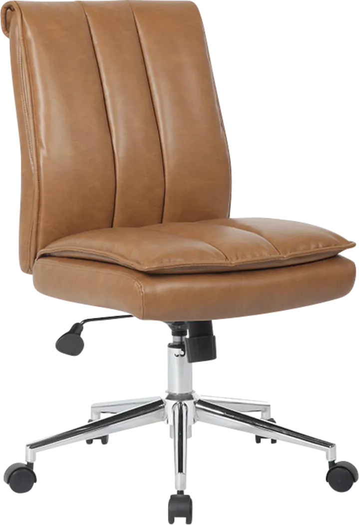 Eyeban Brown Desk Chair - Image 1