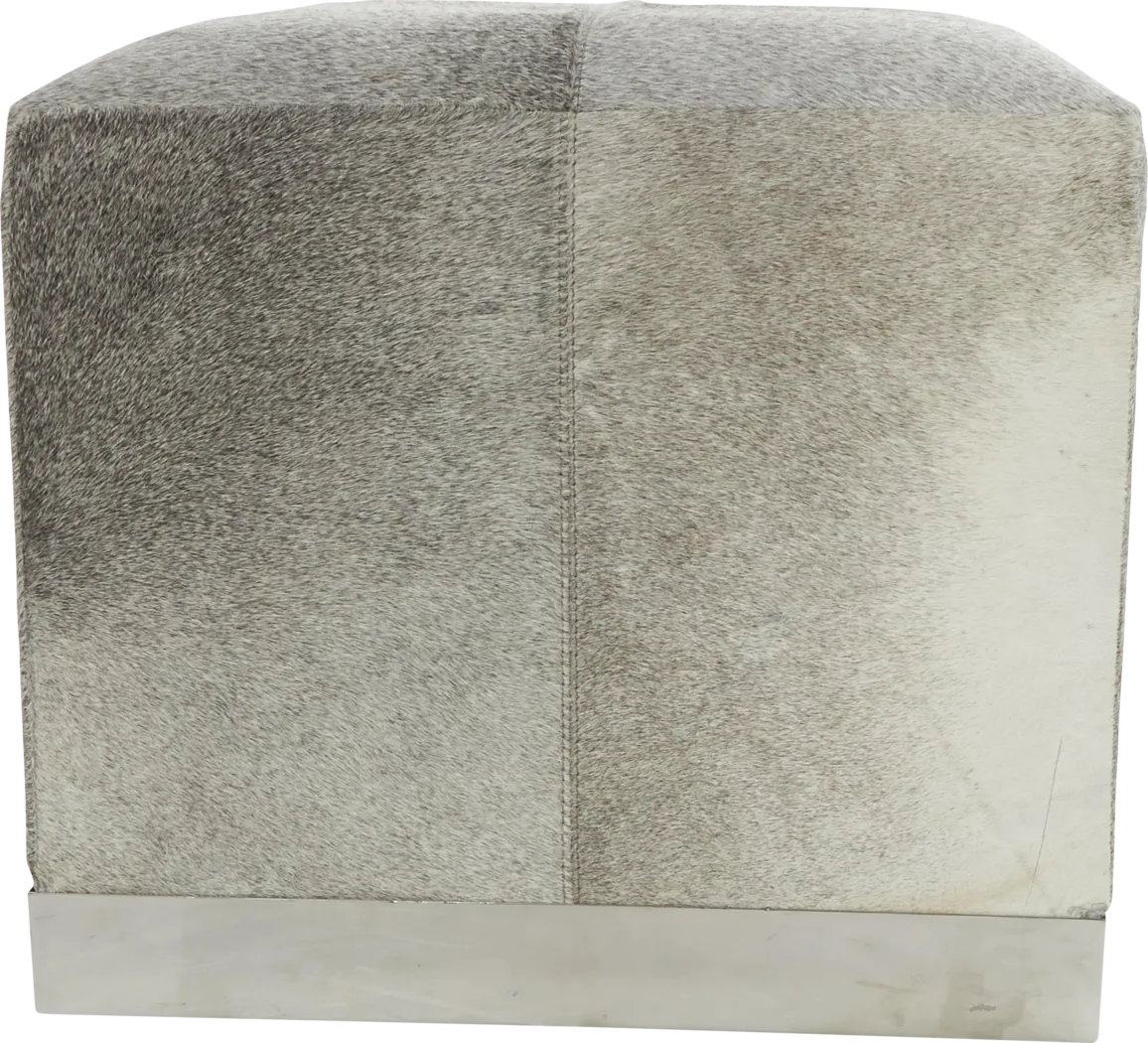 Eyleene Gray Pouf - Image 4