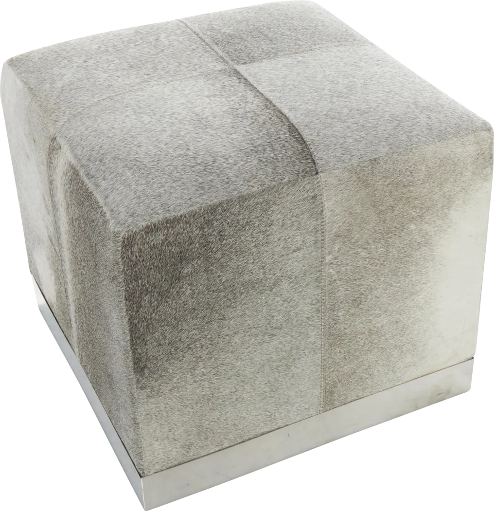 Eyleene Gray Pouf - Image 9