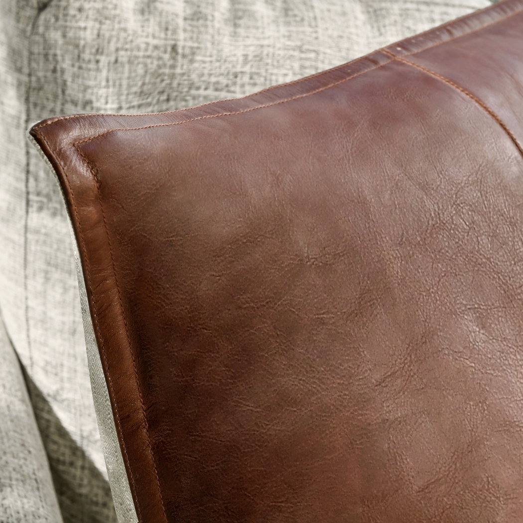 Ezama Brown Accent Pillow - Thumbnail - Image 5