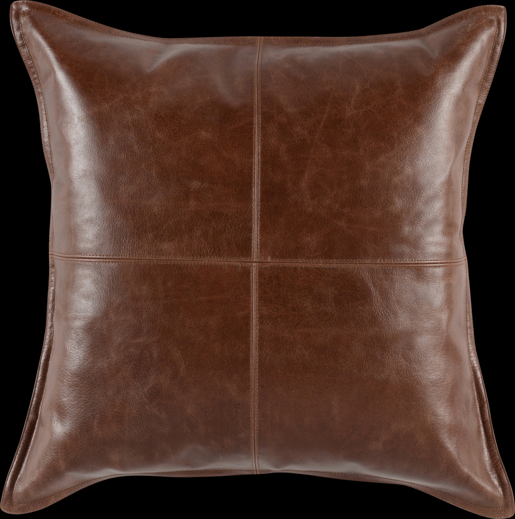 Ezama Brown Accent Pillow - Thumbnail - Image 1