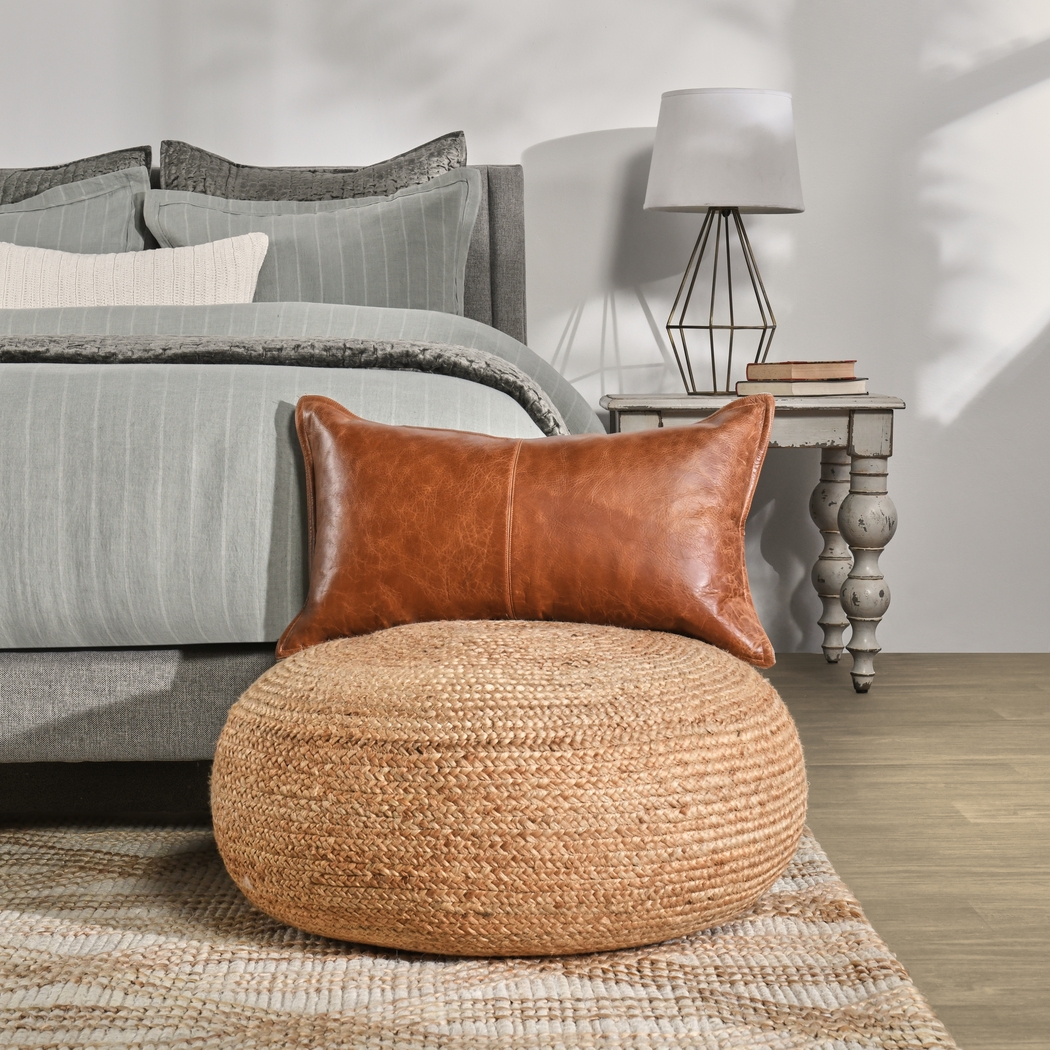 Ezama Brown Lumbar Pillow - Thumbnail - Image 2