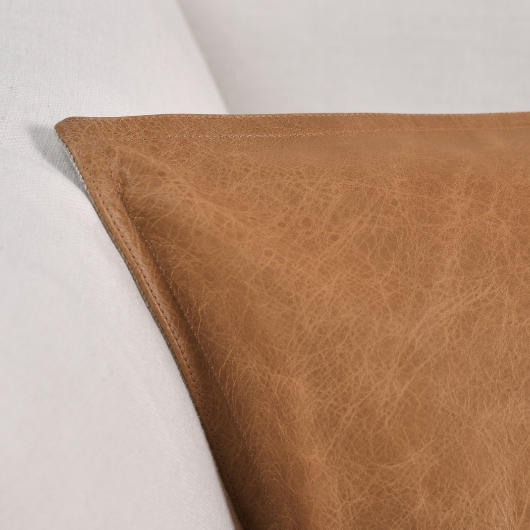 Ezama Camel Bolster Pillow - Thumbnail - Image 4