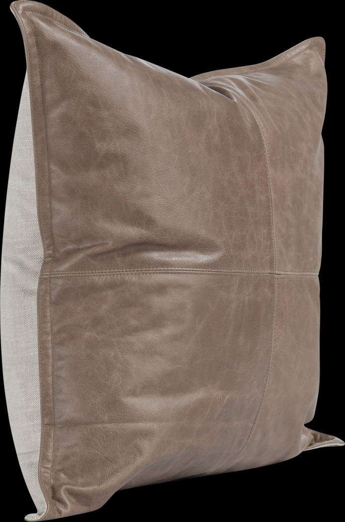 Ezama Taupe Accent Pillow - Thumbnail - Image 3