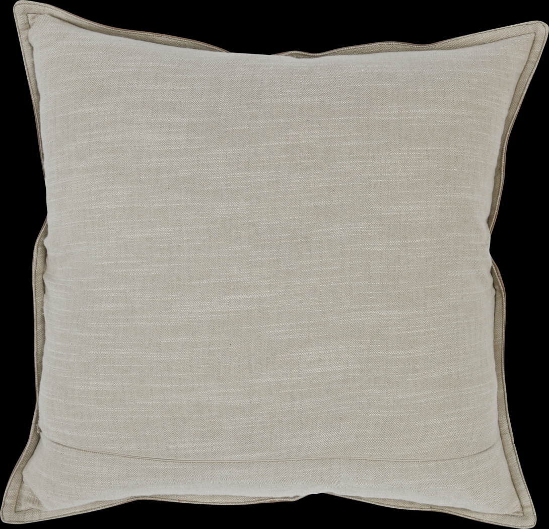 Ezama Taupe Accent Pillow - Thumbnail - Image 4