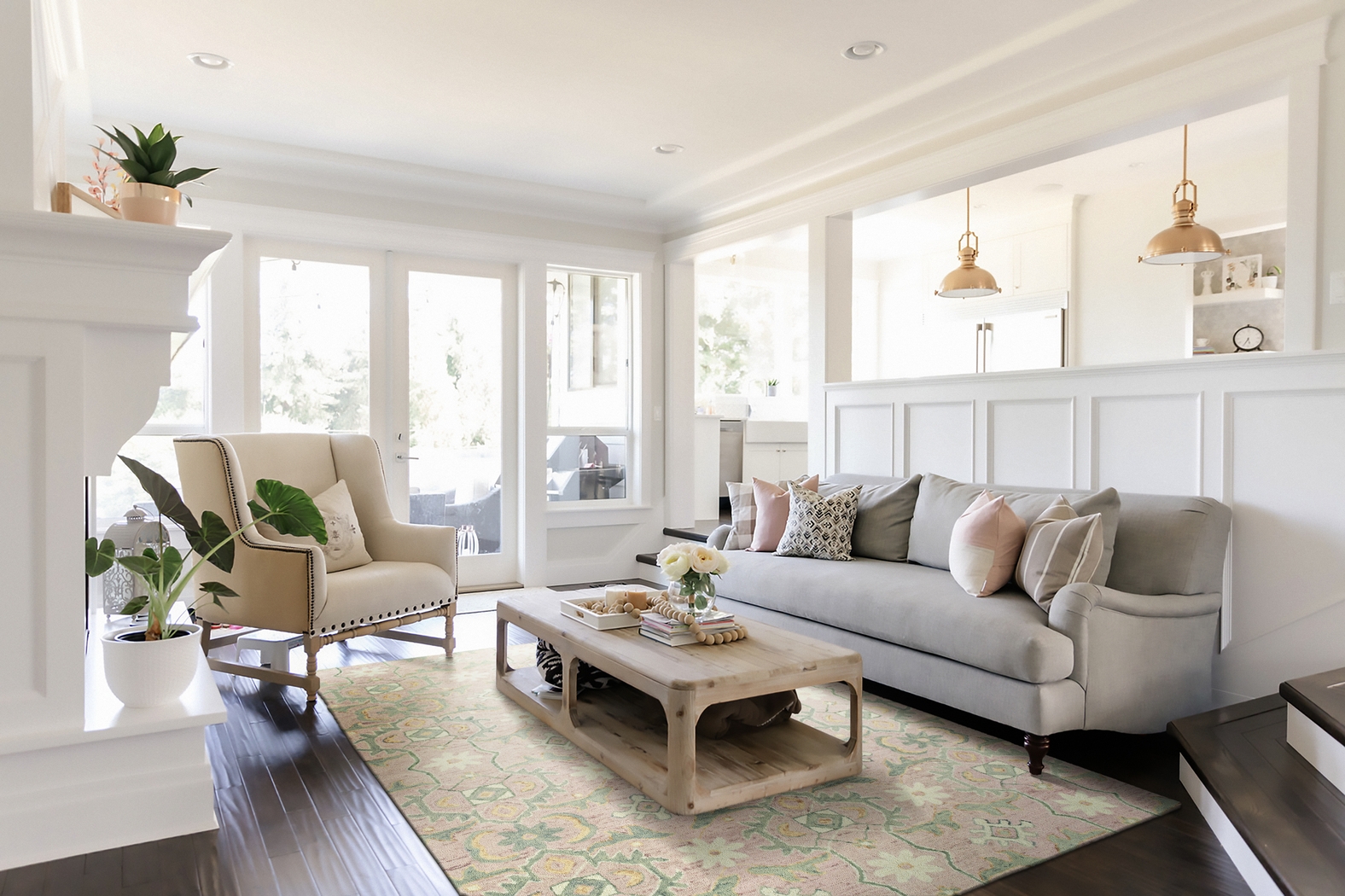 Ezelda Pink 5' x 7'9 Rug - Thumbnail - Image 2