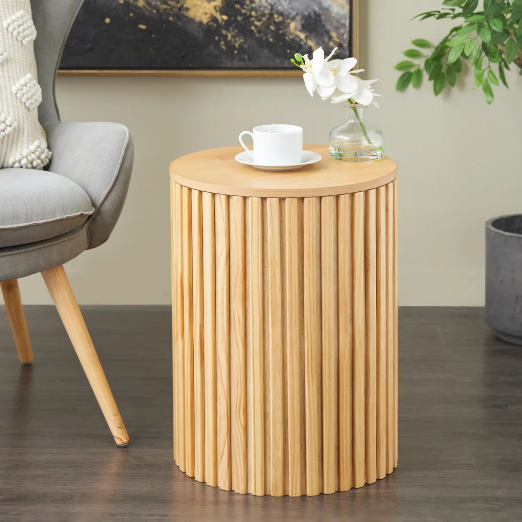 Eziro Brown Accent Table - Thumbnail - Image 2