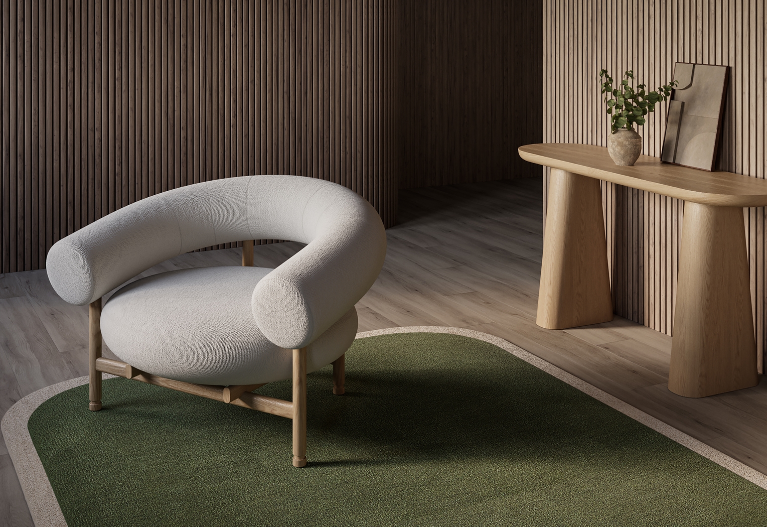 Fabian Green 8' x 10' Rug - Thumbnail - Image 3