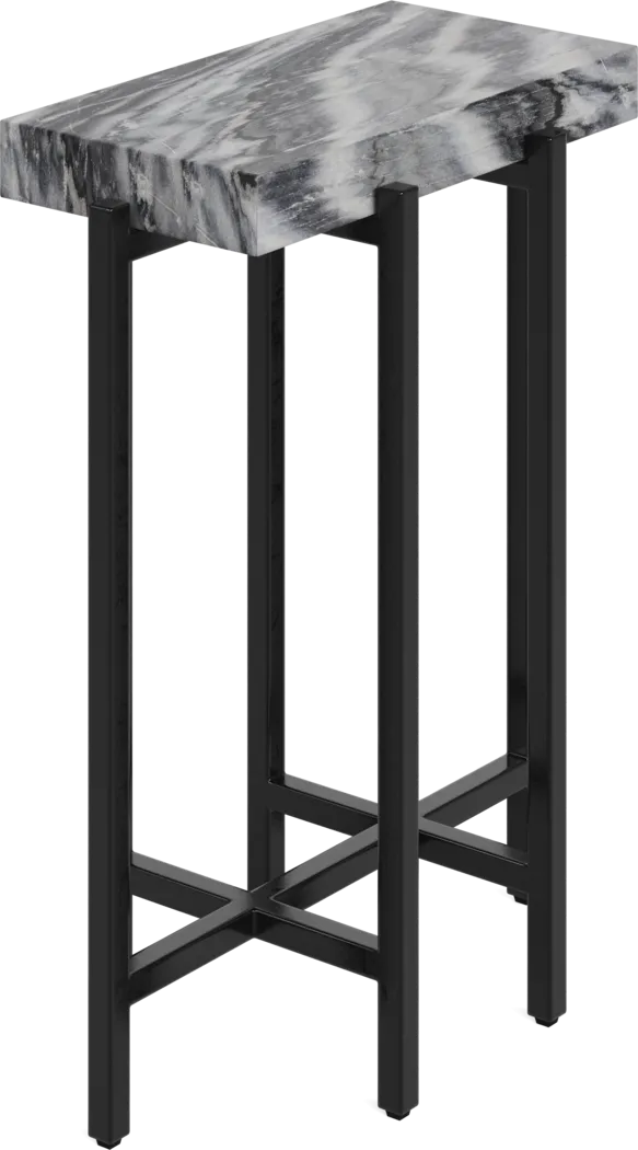 Fablebrook Gray Marble Accent Table - Thumbnail - Image 1