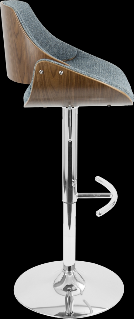 Fabrizzi Blue Barstool - Thumbnail - Image 2