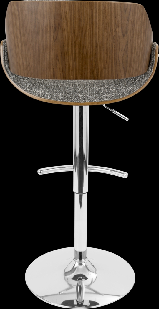 Fabrizzi Gray Barstool - Thumbnail - Image 4