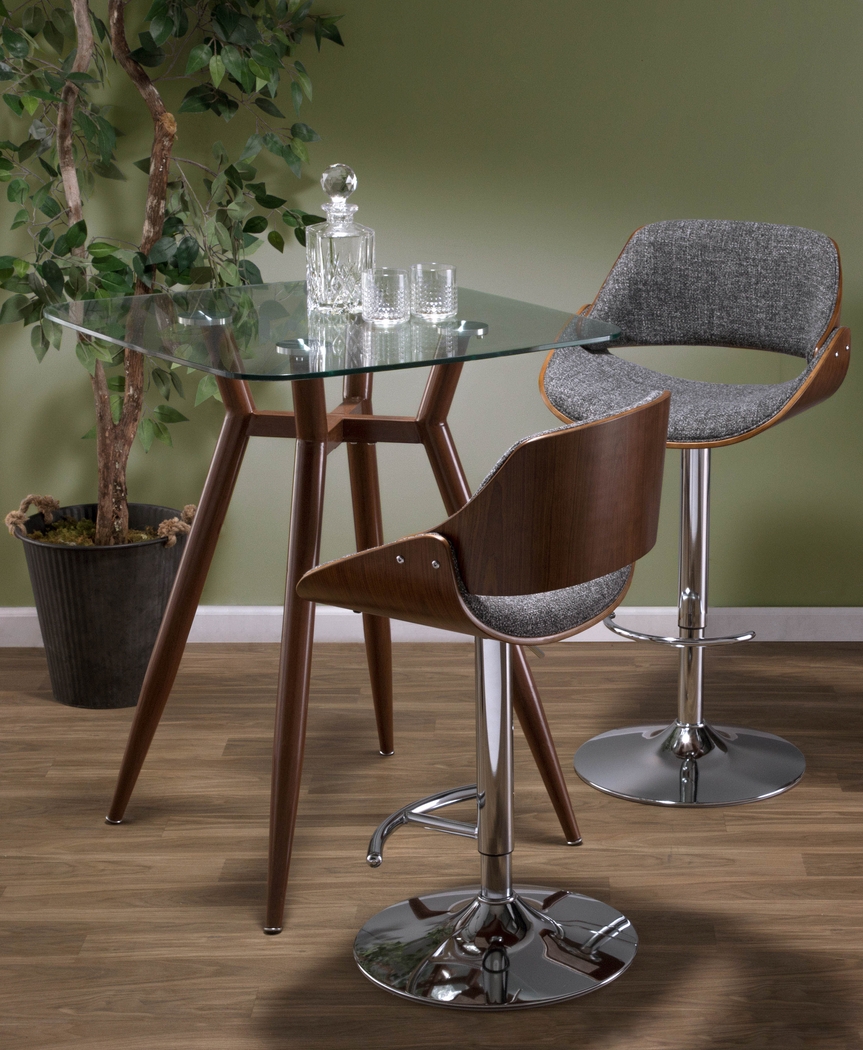 Fabrizzi Gray Barstool - Thumbnail - Image 5