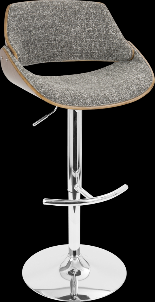 Fabrizzi Gray Barstool - Thumbnail - Image 1