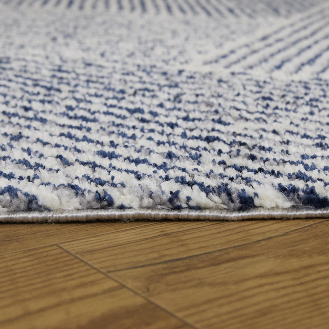 Faippen Ivory/Blue 5'3 x 7' Rug - Thumbnail - Image 3