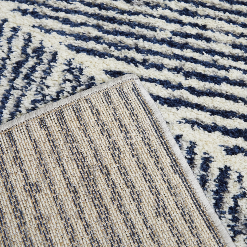 Faippen Ivory/Blue 5'3 x 7' Rug - Thumbnail - Image 4
