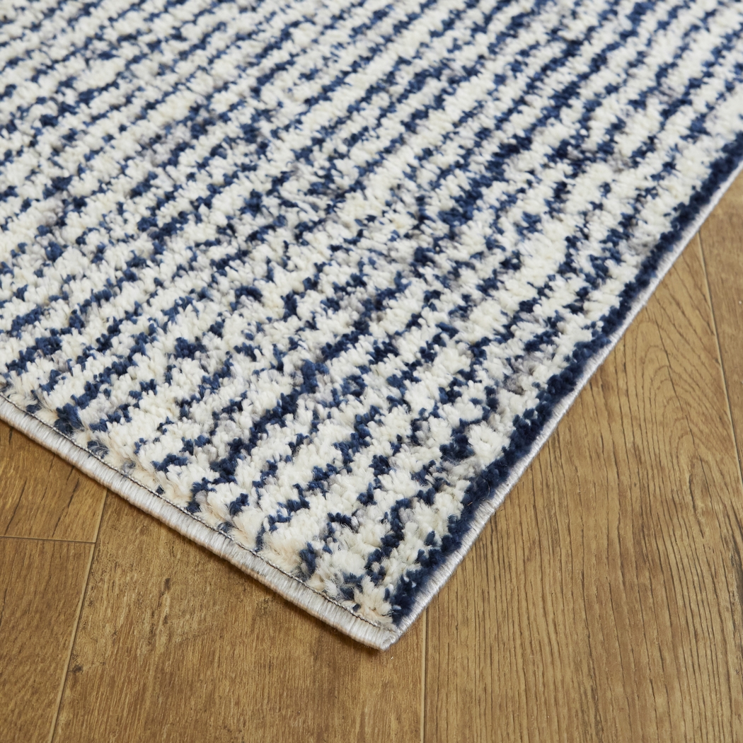 Faippen Ivory/Blue 5'3 x 7' Rug - Thumbnail - Image 5