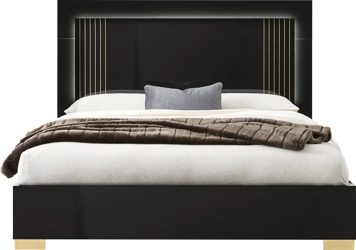 Fairbanks Black 3 Pc King Bed - Thumbnail - Image 3