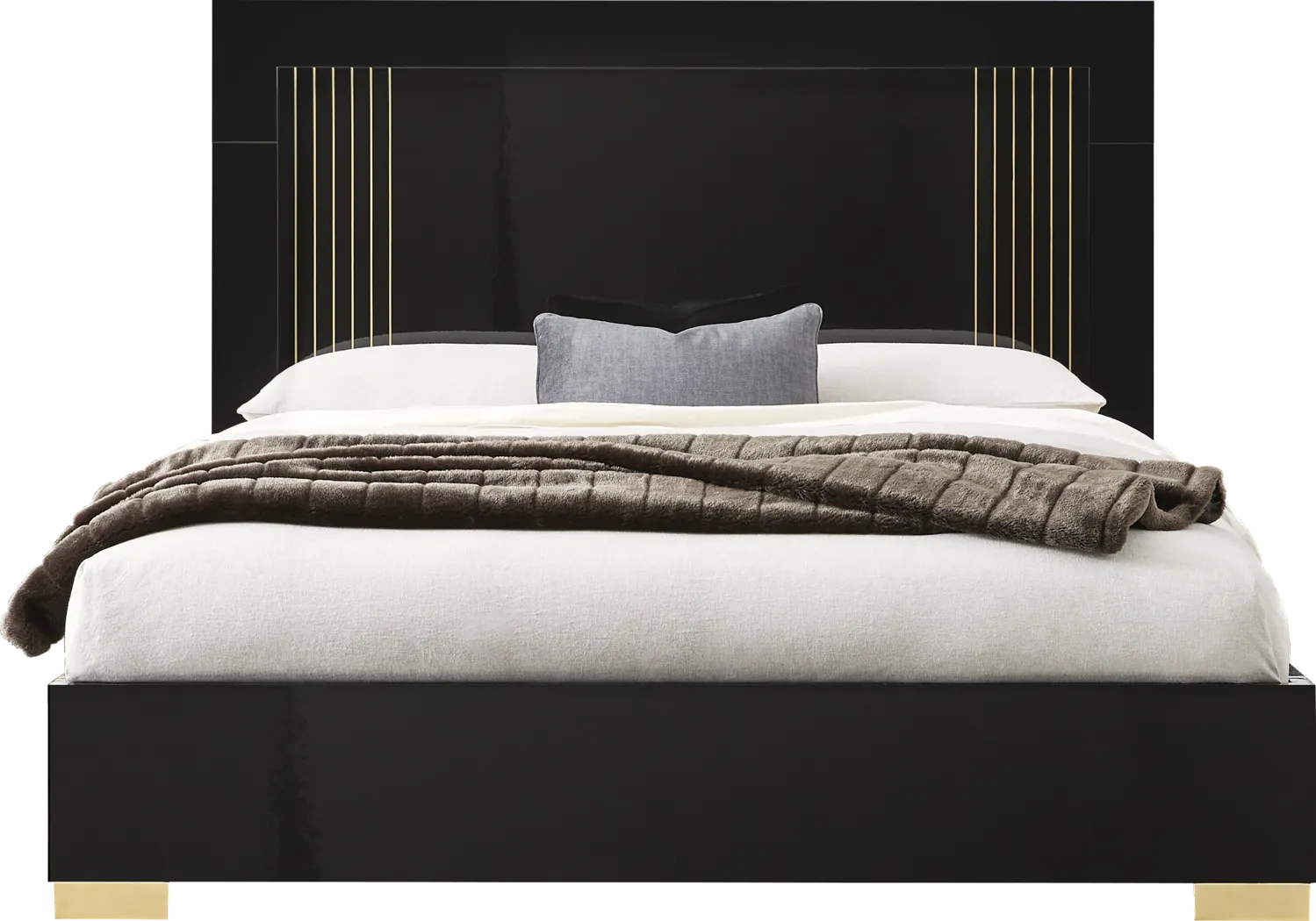 Fairbanks Black 3 Pc King Bed - Thumbnail - Image 1