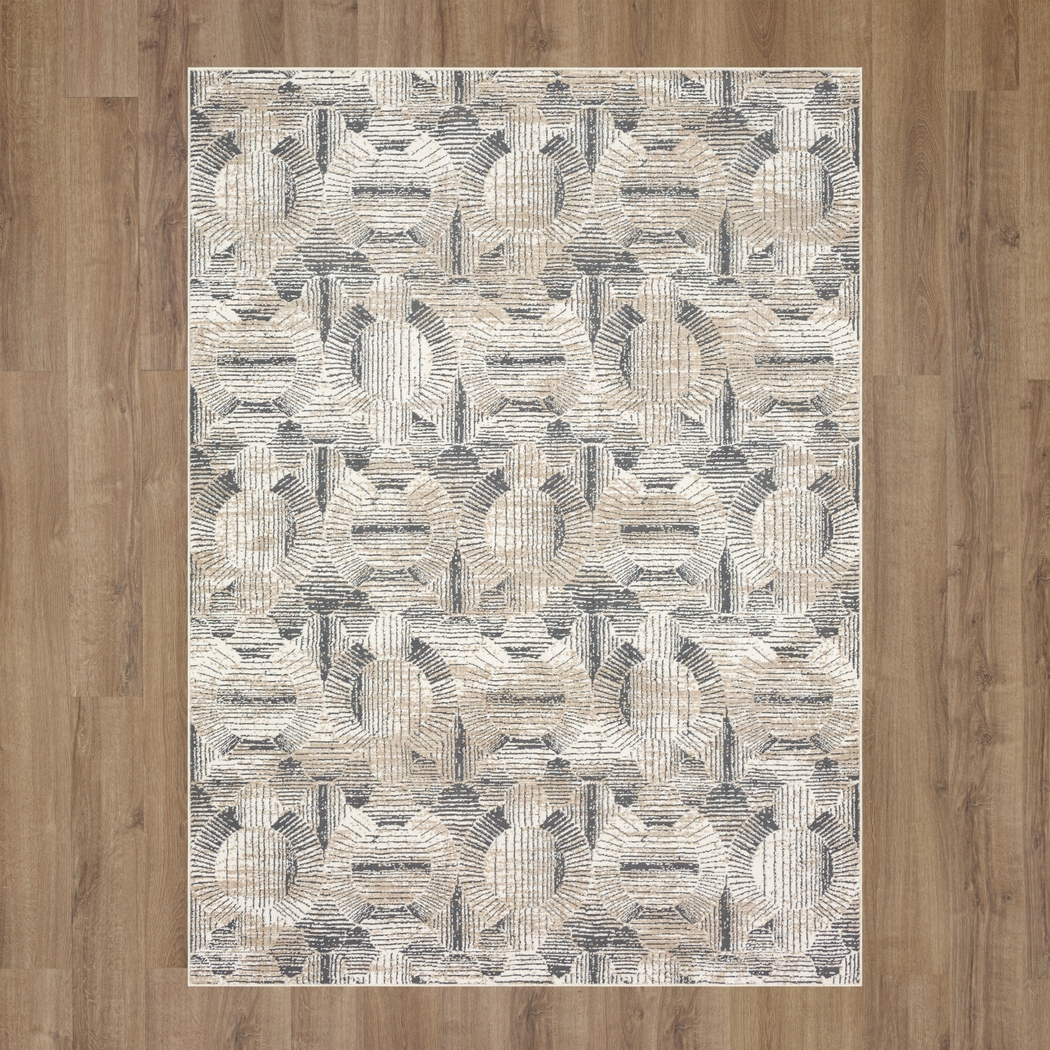 Fairdrop Silver 5'3 x 7'10 Rug - Thumbnail - Image 4
