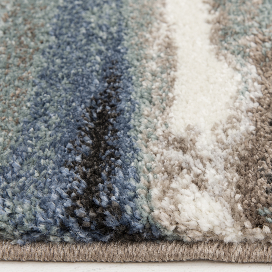 Fairen Blue 5' x 7'6 Rug - Thumbnail - Image 5