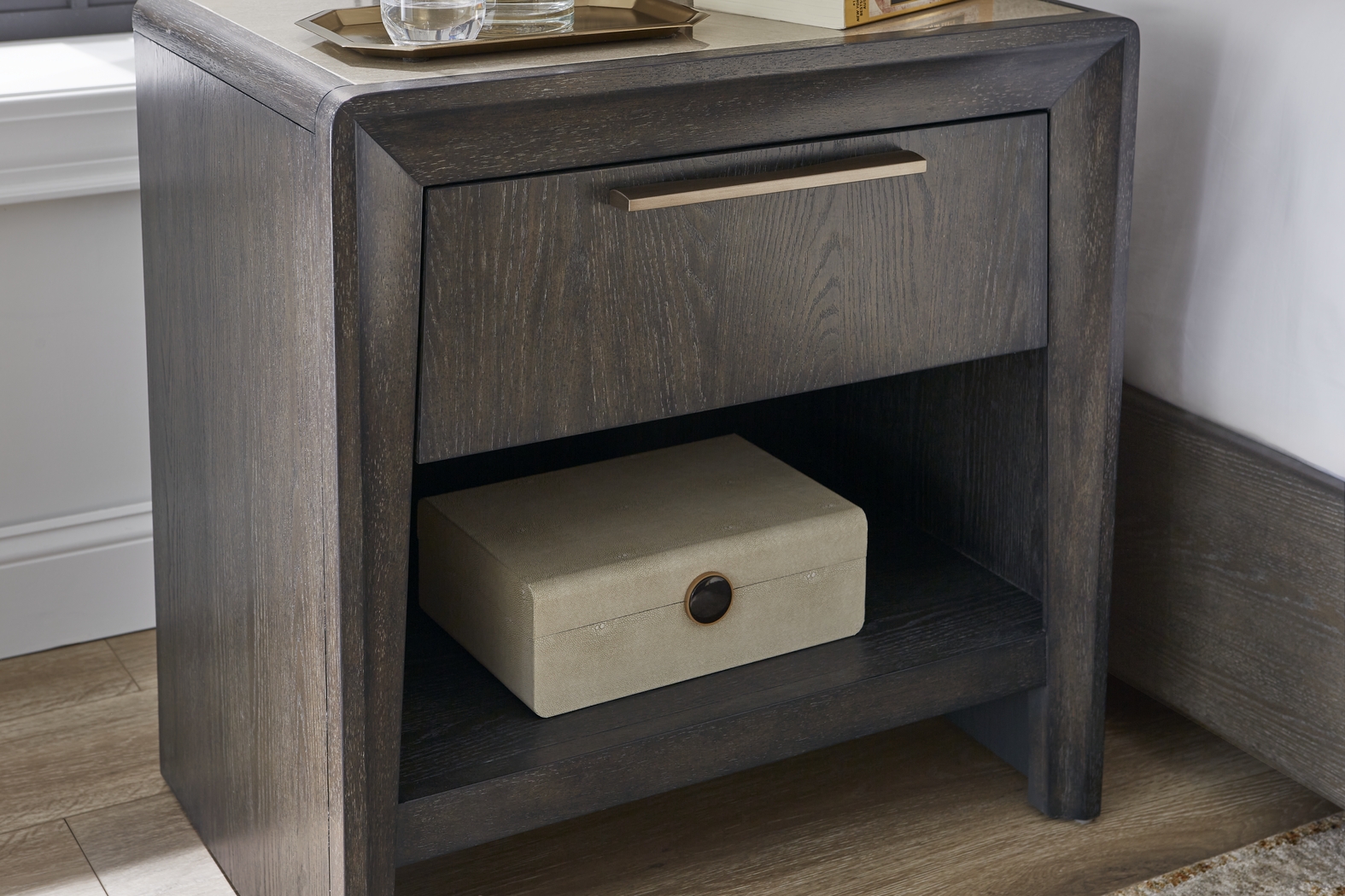 Fairfax Gray 7 Pc King Upholstered Bedroom - Thumbnail - Image 13