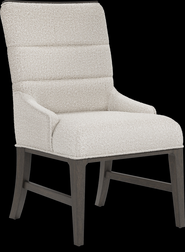 Fairfax Gray Upholstered Arm Chair - Thumbnail - Image 1