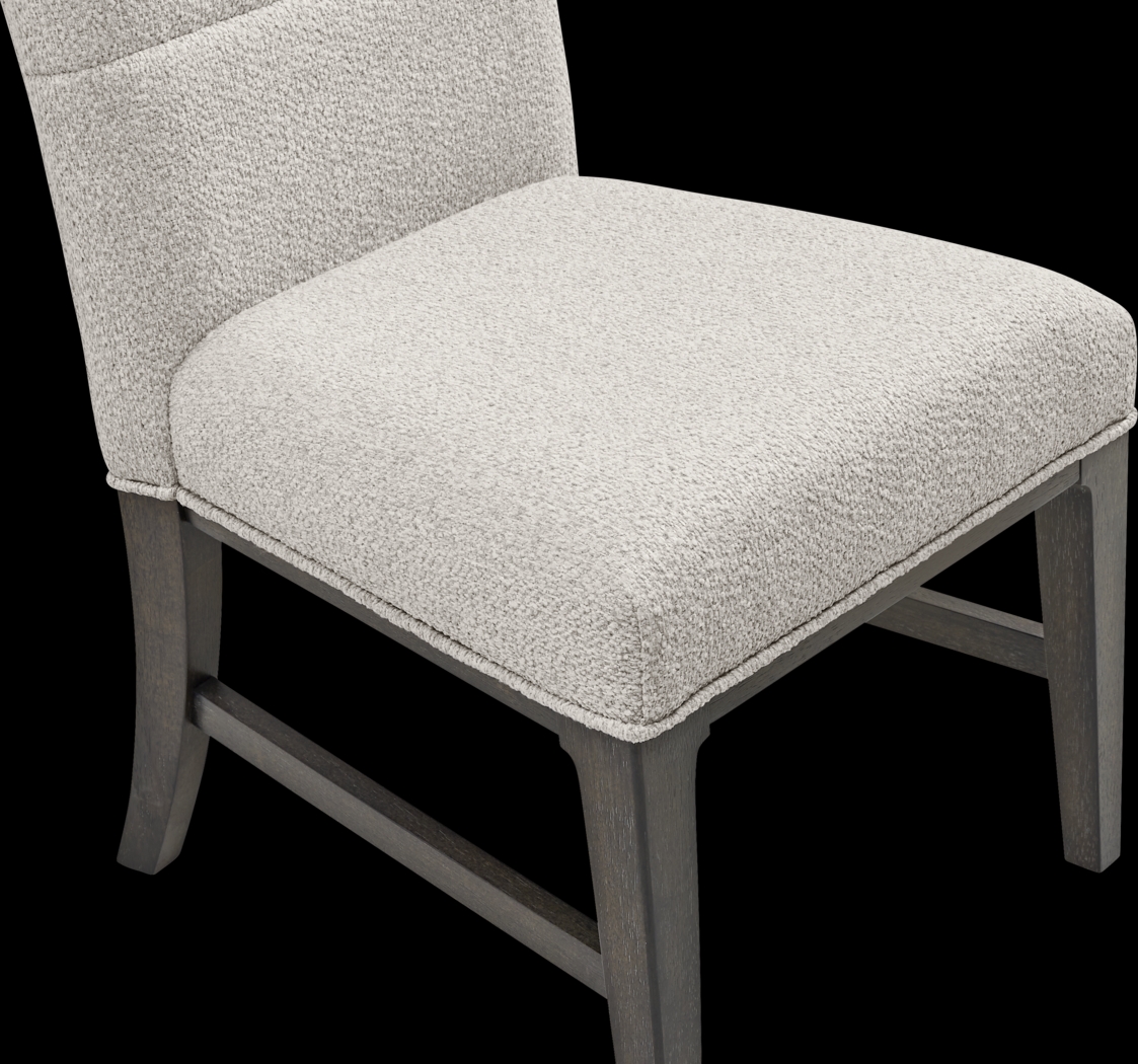 Fairfax Gray Upholstered Side Chair - Thumbnail - Image 4