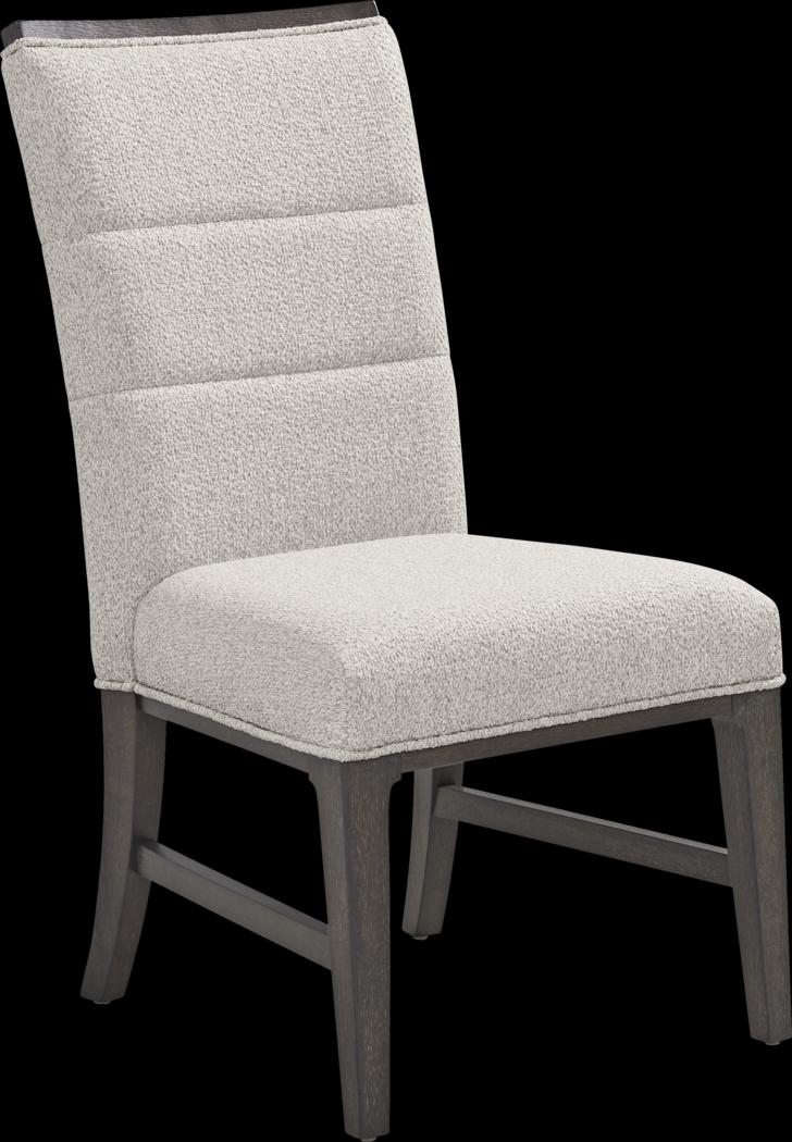 Fairfax Gray Upholstered Side Chair - Thumbnail - Image 1