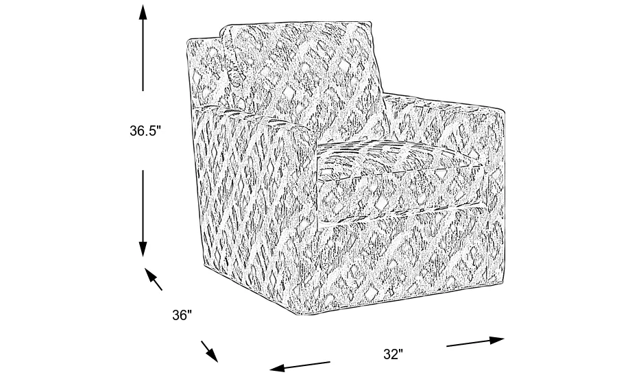 Dimension Image. Please refer to the Dimension Tab on this page for dimension details.
