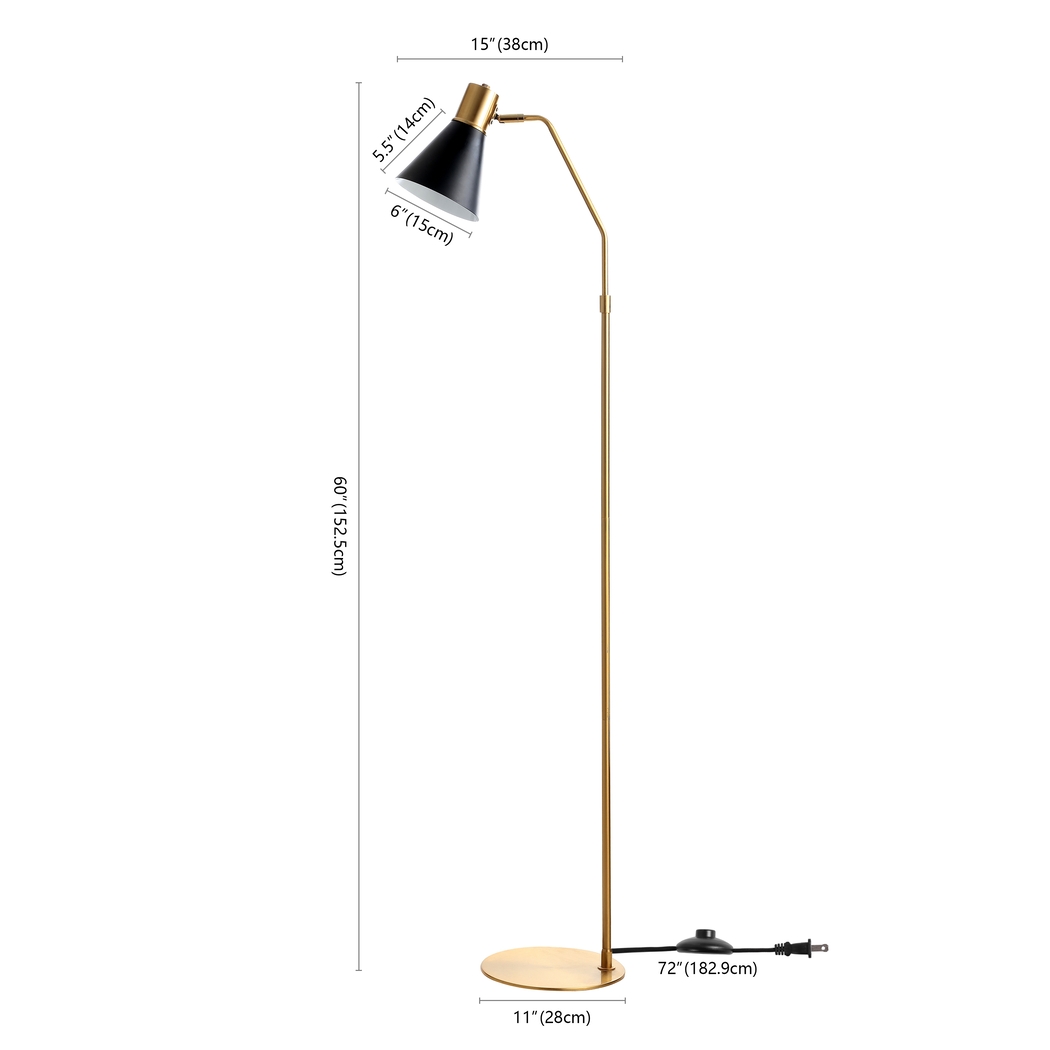 Fairfield Grove Brass Floor Lamp - Thumbnail - Image 2