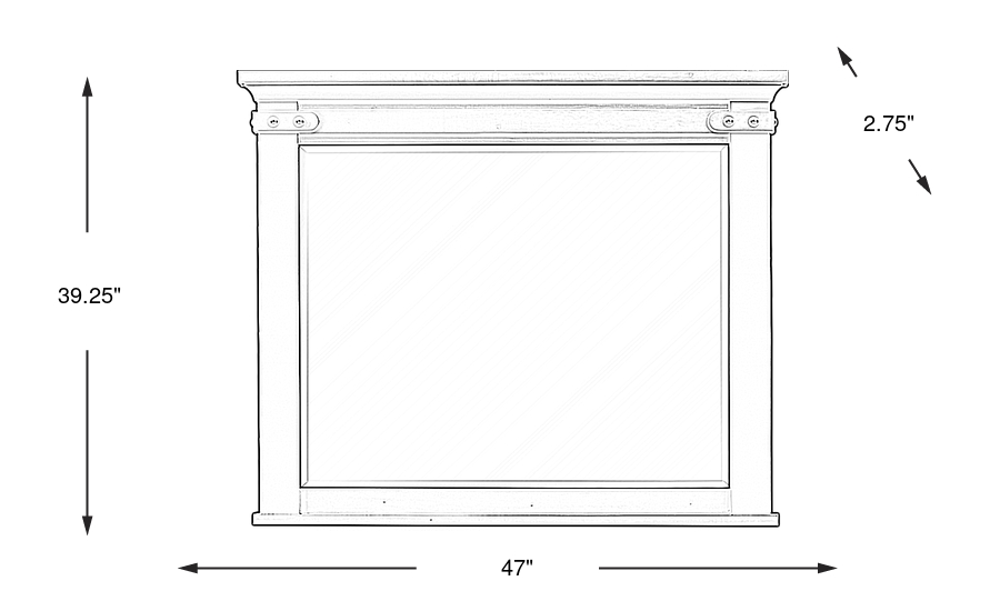 Dimension Image. Please refer to the Dimension Tab on this page for dimension details.
