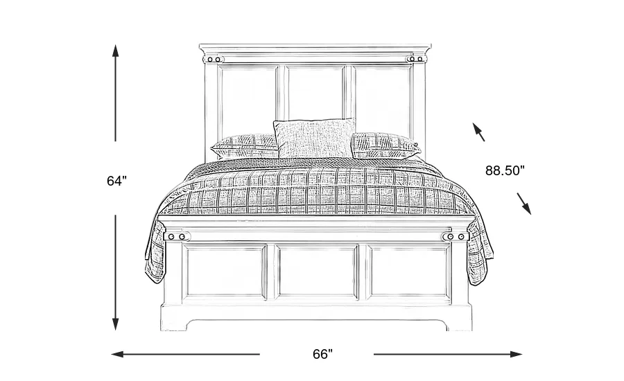 Dimension Image. Please refer to the Dimension Tab on this page for dimension details.
