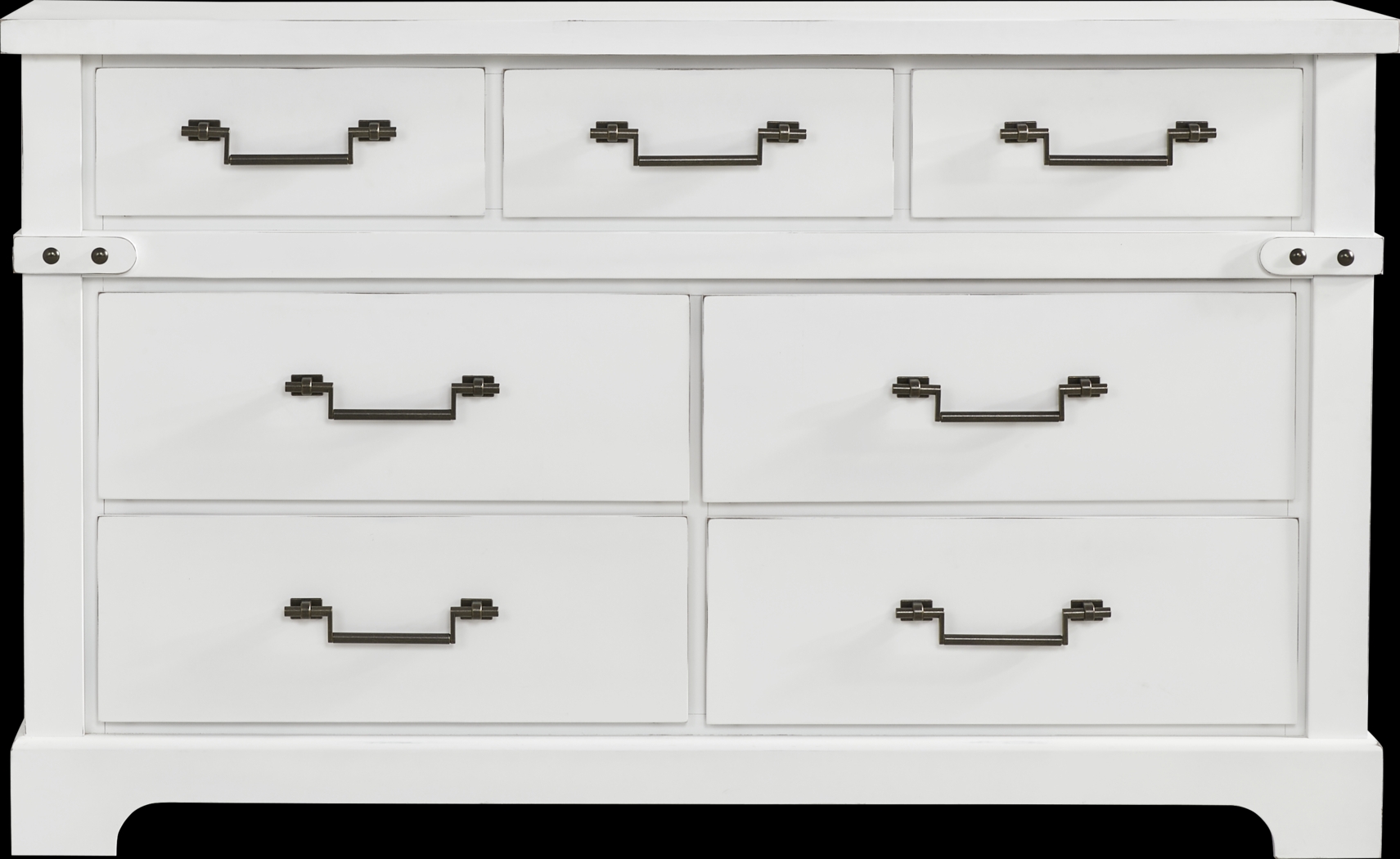 Fairhaven White 5 Pc King Panel Bedroom - Thumbnail - Image 5