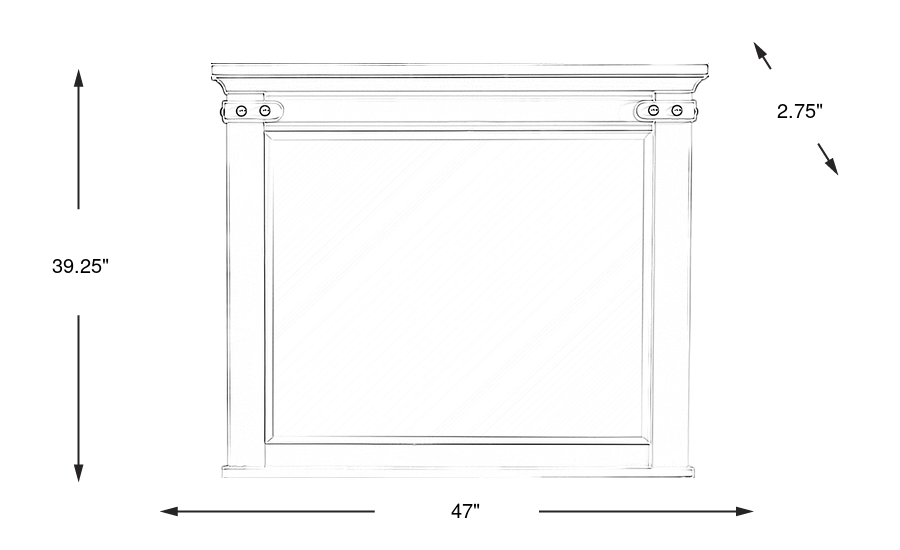 Dimension Image. Please refer to the Dimension Tab on this page for dimension details.