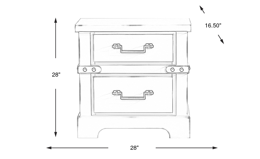 Dimension Image. Please refer to the Dimension Tab on this page for dimension details.