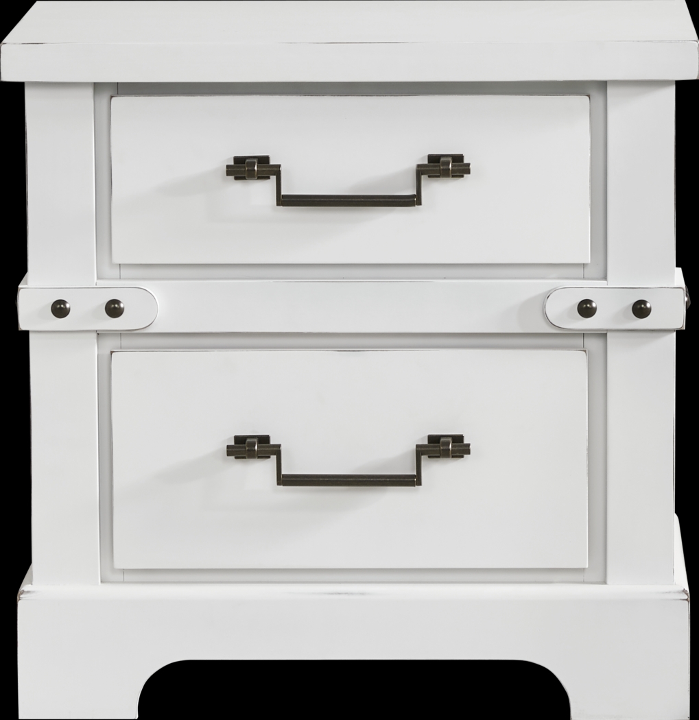 Fairhaven White Nightstand - Thumbnail - Image 1