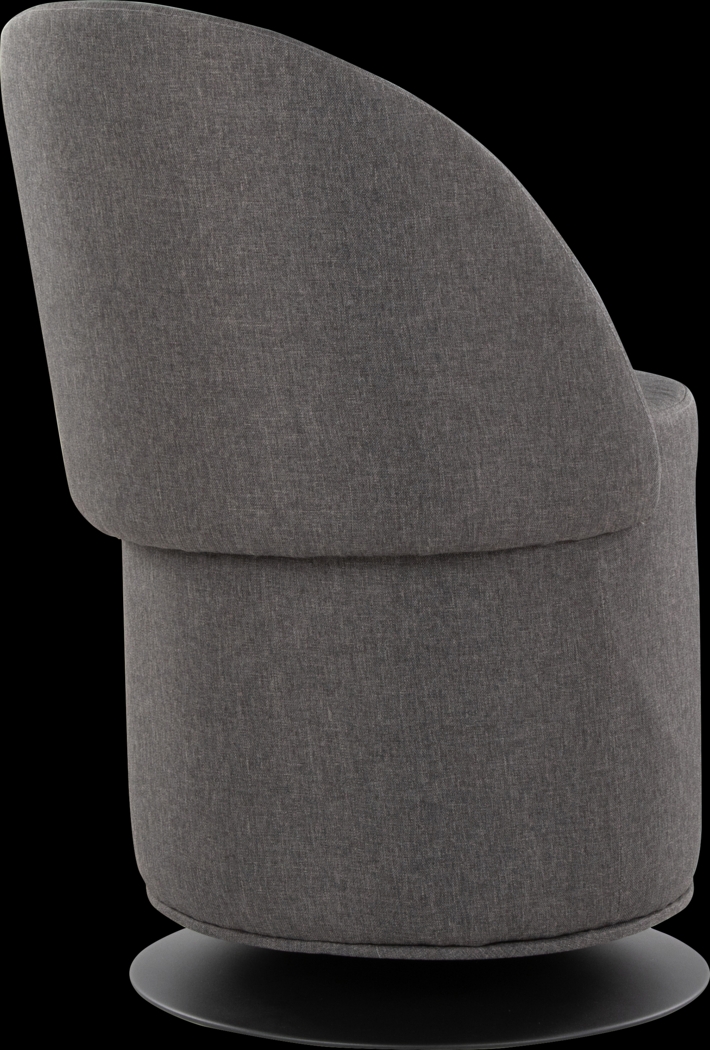 Fairington Charcoal Swivel Accent Chair - Thumbnail - Image 4