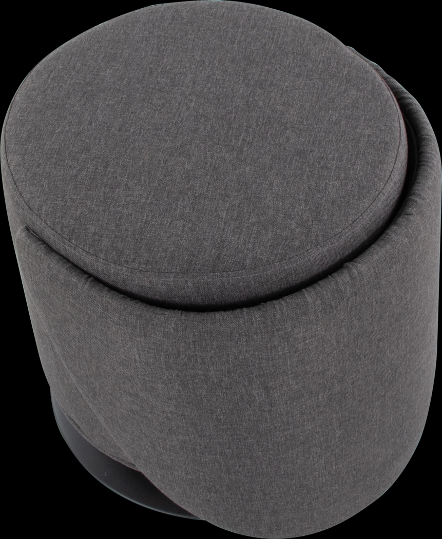 Fairington Charcoal Swivel Accent Chair - Thumbnail - Image 9