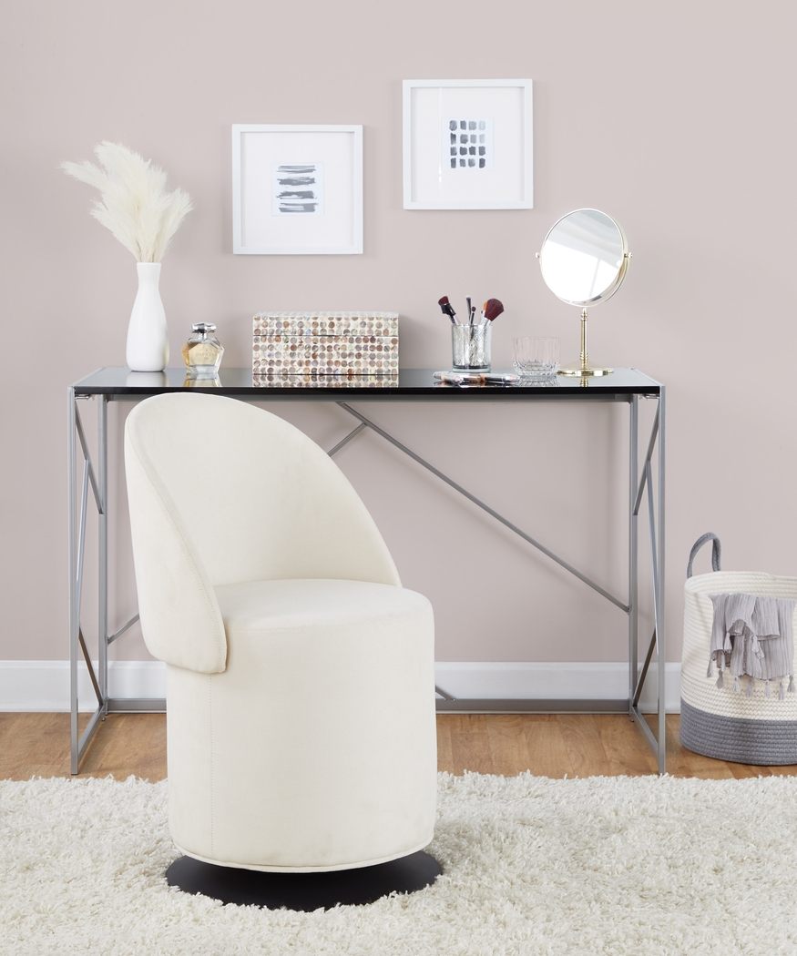 Fairington Cream Swivel Accent Chair - Thumbnail - Image 2