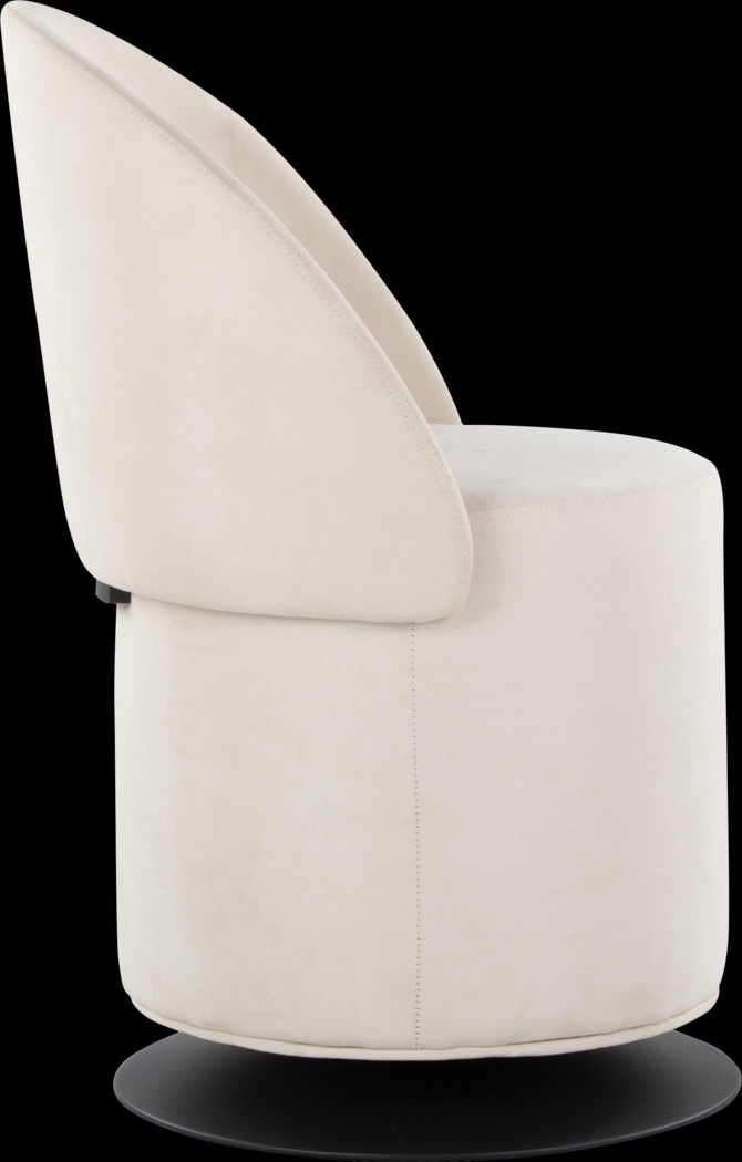 Fairington Cream Swivel Accent Chair - Thumbnail - Image 3