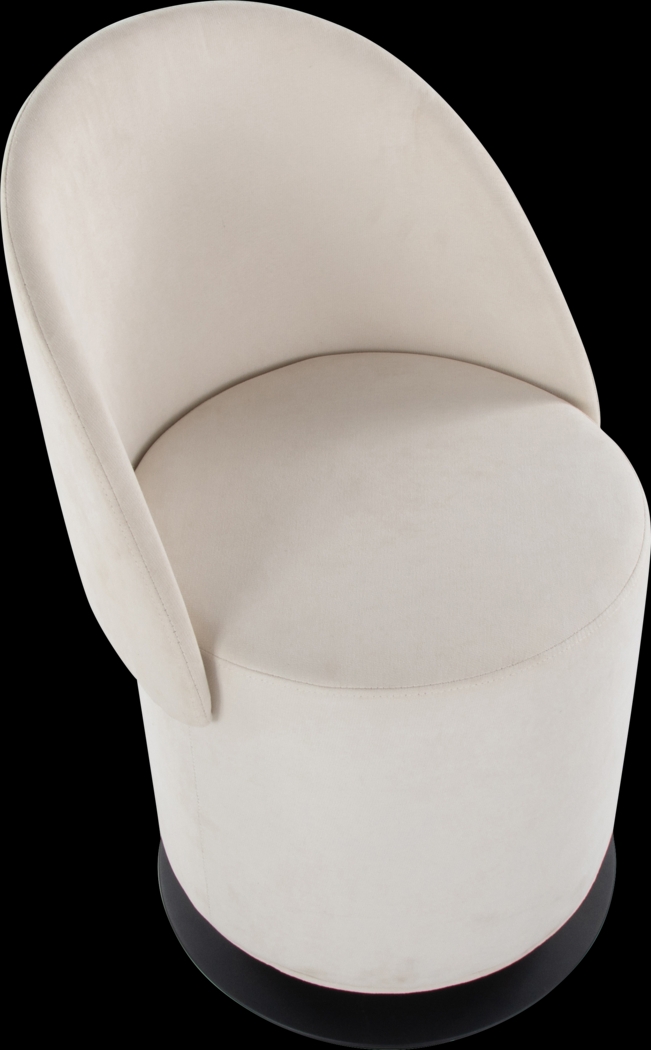 Fairington Cream Swivel Accent Chair - Thumbnail - Image 7