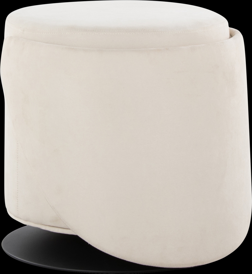 Fairington Cream Swivel Accent Chair - Thumbnail - Image 8