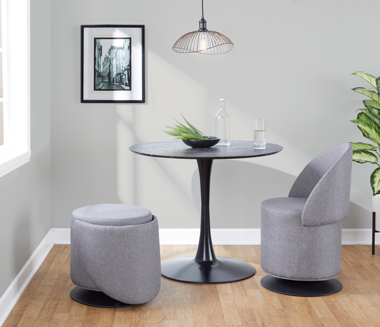 Fairington Gray Swivel Accent Chair - Thumbnail - Image 12